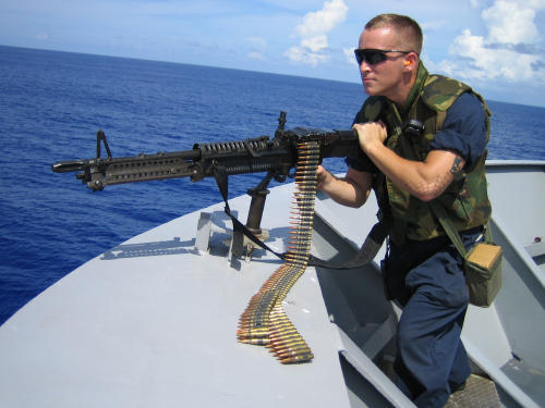 L'M60 a bordo delle imbarcazioni della Guardia Costiera americana