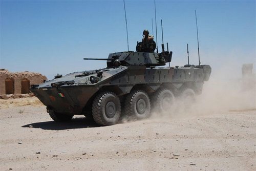 Carro VBM Freccia dell'Esercito Italiano operativo in Afghanistan