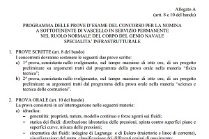 concorso marina prove esame