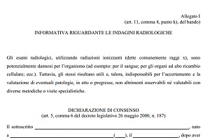 informativa radiologica download