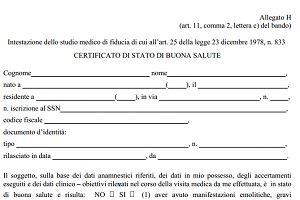 ufficiali marina buona salute