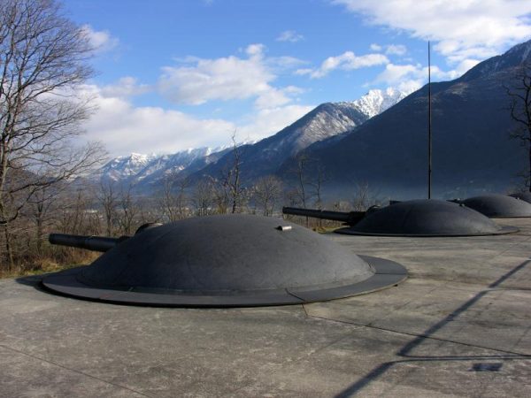 Forte Montecchio batteria corazzata valtellina