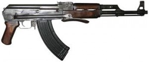 Fucile d'assalto  AK47SM Kalashnikov con calcio pieghevole