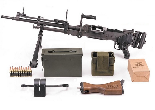 Kit di accessori per modifica mitragliatrice serie MAG 58 NATO