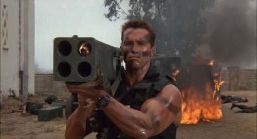 Schwarzenegger Commando con lanciarazzi M202 Flash