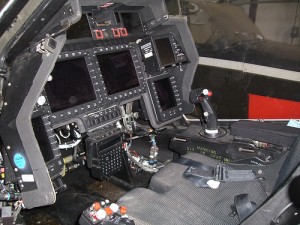 Il cockpit con la strumentazione di un RAH-66 Comanche