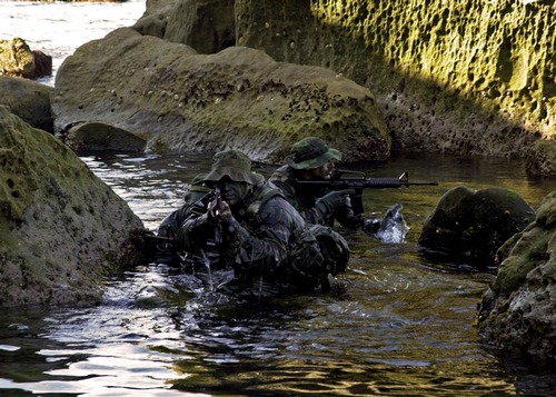 Team dei Navy Seals in azione