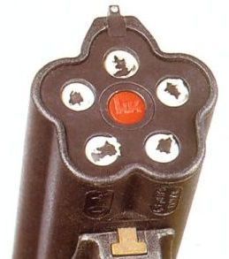 Una pistola subacquea HK P11 utilizzata