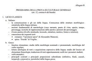 scuole militari cultura generale