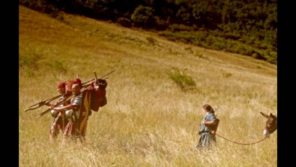 Legionari di Cesare in marcia sulla via Emilia (VIDEO)