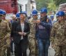 Terremoto, il ministro Pinotti con i militari ad Amatrice (FOTO)
